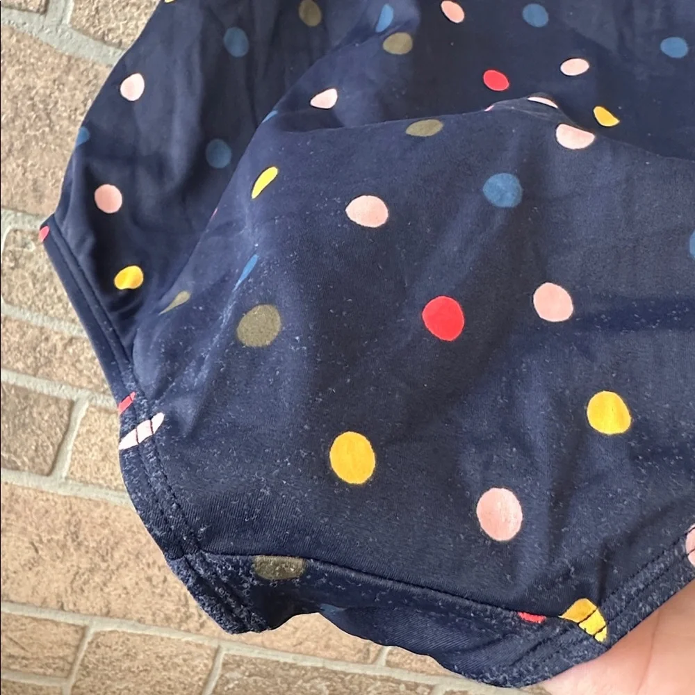 Boden Sardinia Navy Polka Dots Swimsuit 6R